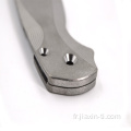 Couteau Échelle Para2 Titane CNC Surface
